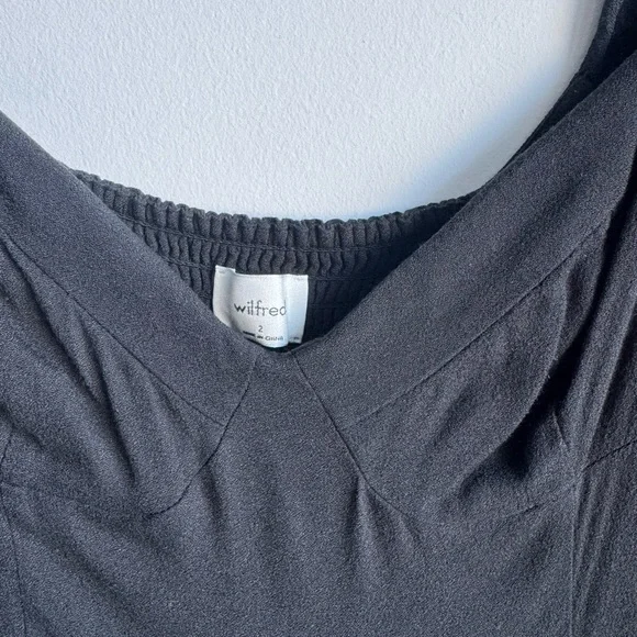 Wilfred Black Novella Mini Dress - Picture 3 of 5